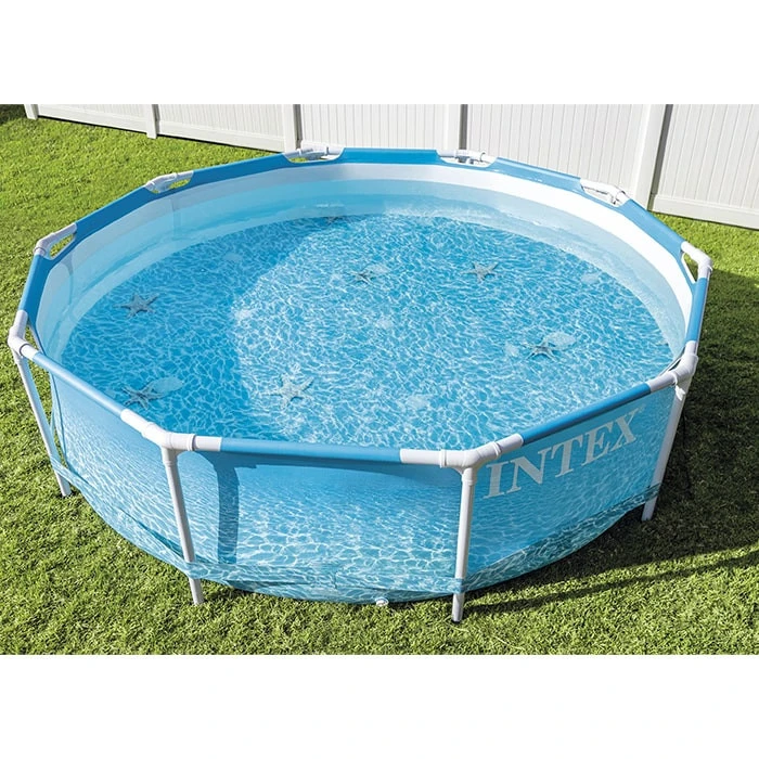 Piscine Tubulaire Intex Metal Frame Océan 3,05 X 0,76 M + Pompe Filtration à Cartouche 1 M³/h – Image 3