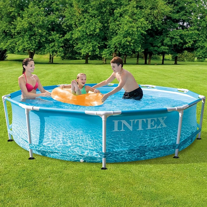 Piscine Tubulaire Intex Metal Frame Océan 3,05 X 0,76 M + Pompe Filtration à Cartouche 1 M³/h – Image 2