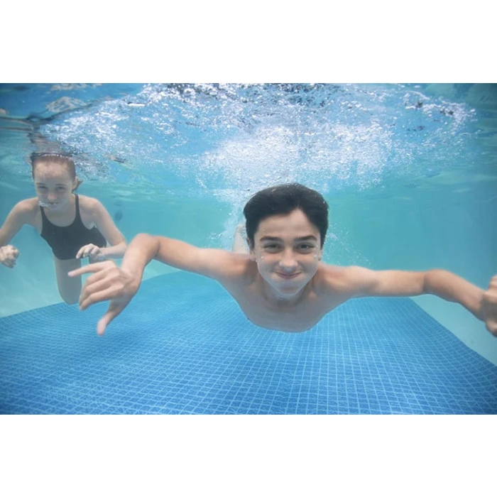 Piscine Ovale Bestway Power Steel™ Bois Rustique 7,32 X 3,66 X 1,22 M – Image 7