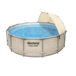 Piscine Tubulaire Ronde Bestway Power Steelâą 3,96 X 1,07 M