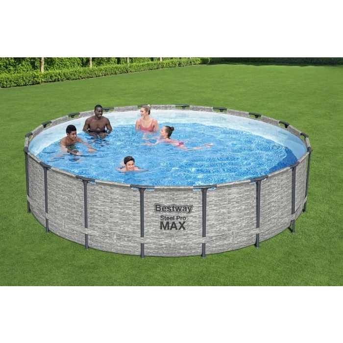 Piscine Tubulaire Ronde Bestway Steel Pro Max 5,49 X 1,22 M â Image 2