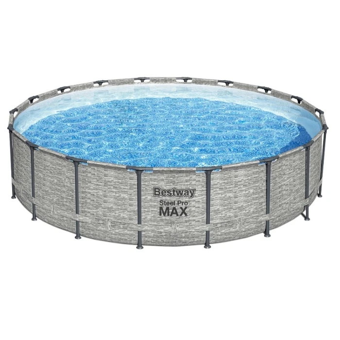 Piscine Tubulaire Ronde Bestway Steel Pro Max 5,49 X 1,22 M