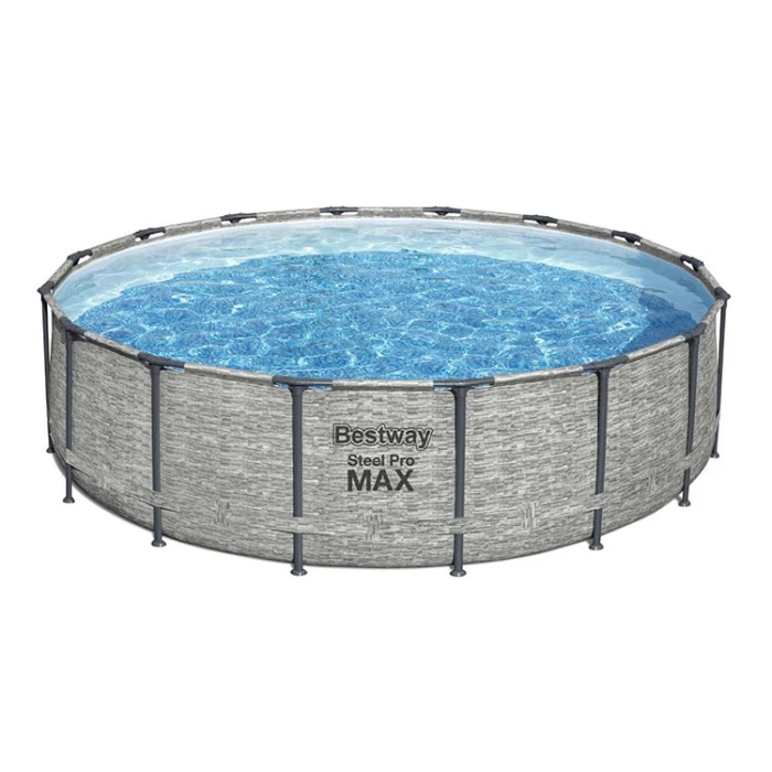 Piscine Tubulaire Ronde Bestway Steel Pro Max 4,88 X 1,22 M