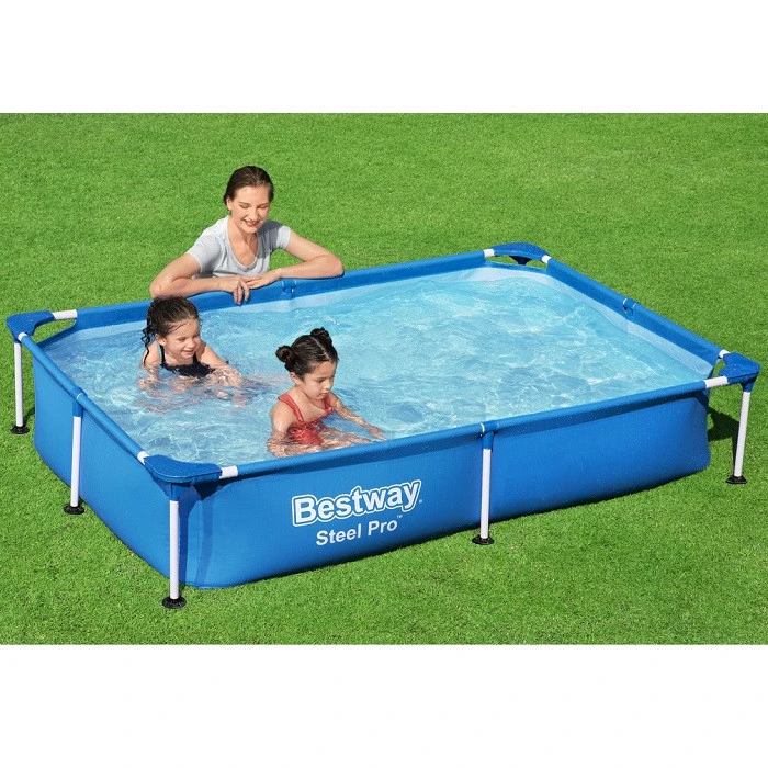 Piscine Tubulaire Bestway Rectangulaire Steel Pro 2,21 X 1,50 X 0,43 M â Image 3