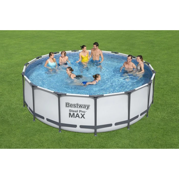 Piscine Tubulaire Bestway Ronde Steel Pro Max 4,57 X 1,22 M â Image 3