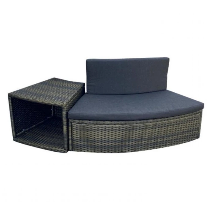 Entourage Rotin Pour Spa Bestway Lay-Z-Spa Ø 200 Cm - Gris Anthracite – Image 8