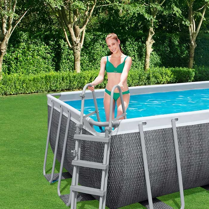Piscine Tubulaire Bestway Power Steel Rotin Gris 5,49 X 2,74 X 1,22 M â Image 6